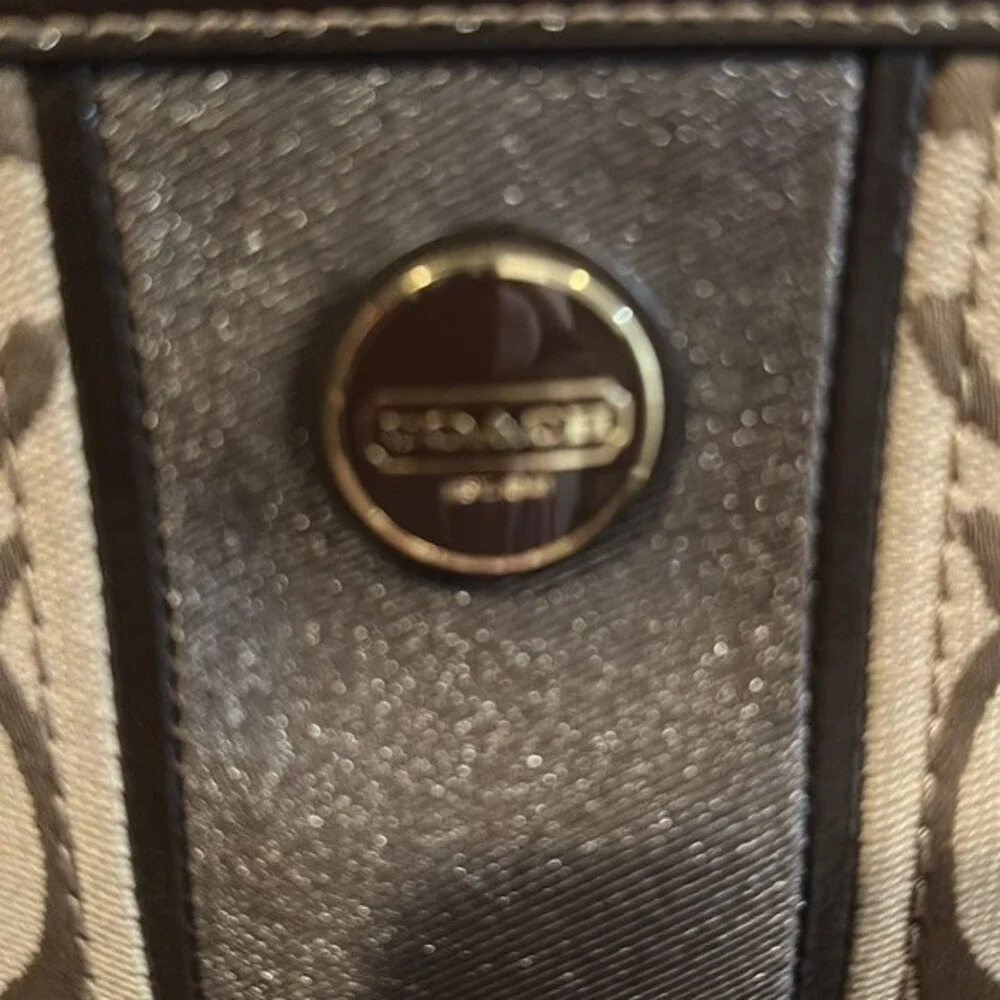 Coach Signature Stripe Tote